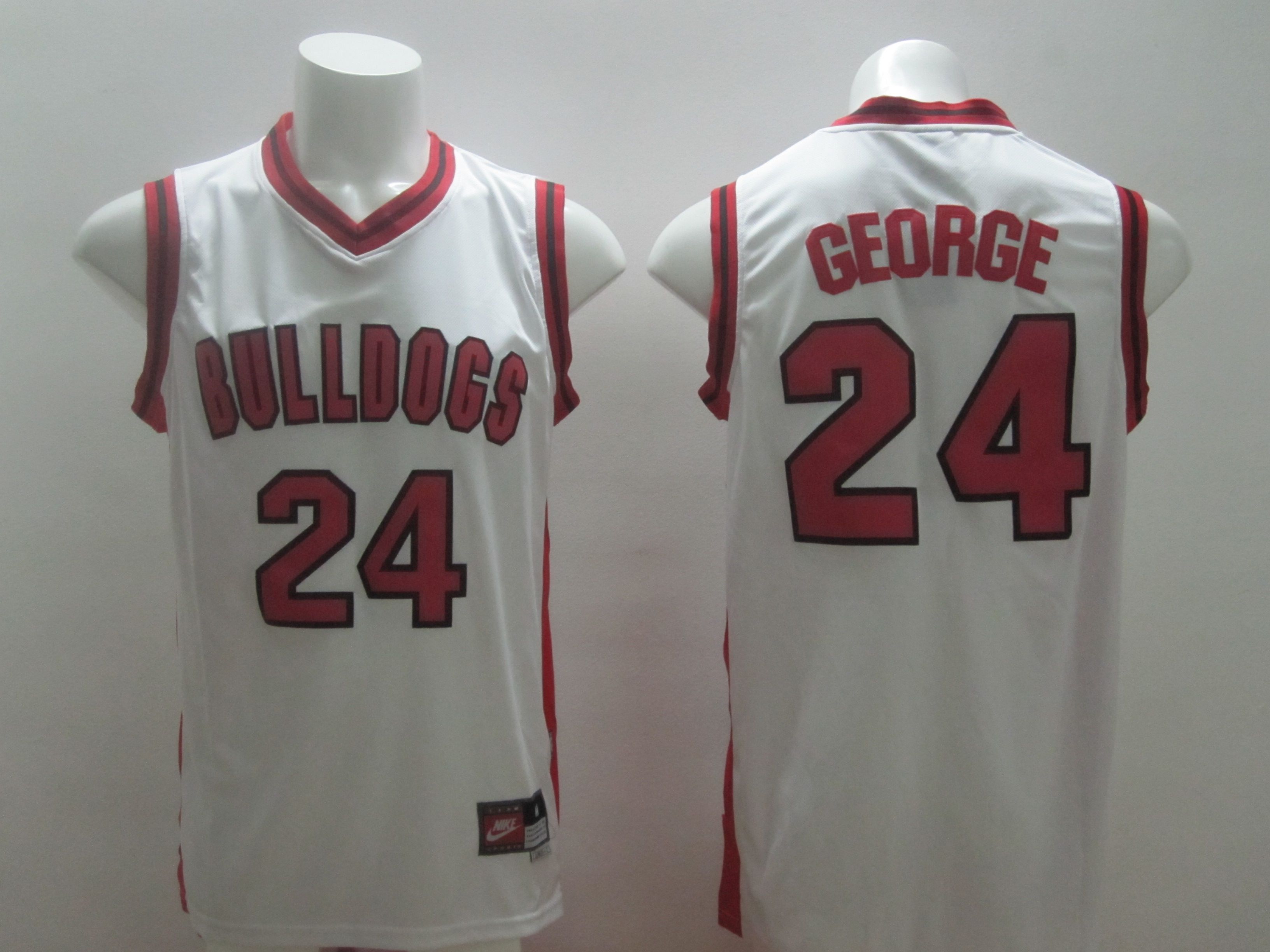Men Indiana Pacers 24 George White NBA Jersey